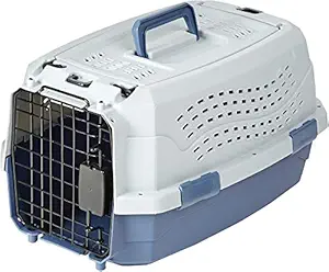 Haustier-Transportbox mit zwei Türen und Toplader, Größe S | 48,3 cm | Tragbare Haustier-Transportbox für Katzen, Welpen und Kätzchen im Flugzeug | Klein